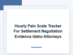 Track Hourly Pain Logs for Delayed Symptom Evidence in Idaho
